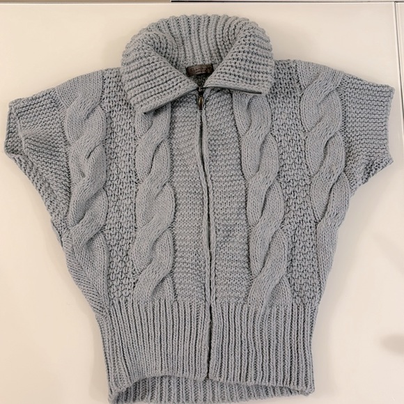 Powder Blue Knitted Sweater - Picture 7 of 8